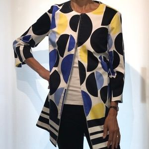 Lined tunic jacket